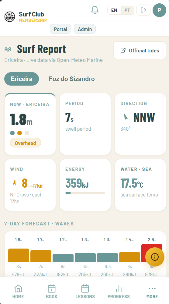 Surf Report